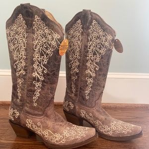 Corral Women's 8 1/2 Embroidered Cowgirl Boots **New With Tags